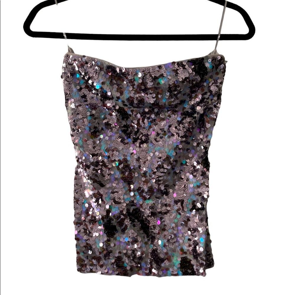 Express Sequin Tubetop